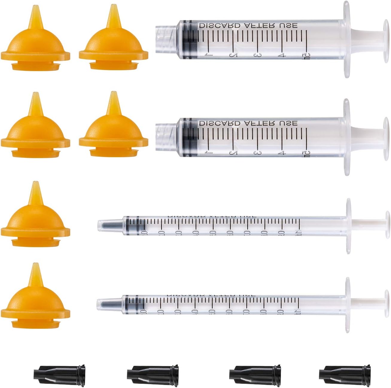 6 Pack Nipple Syringe Mini for Pets and Wildlife with Syringes Best Suited Nipple for Puppy Kitten Squirrels and Other Newborn Pets - Image 3