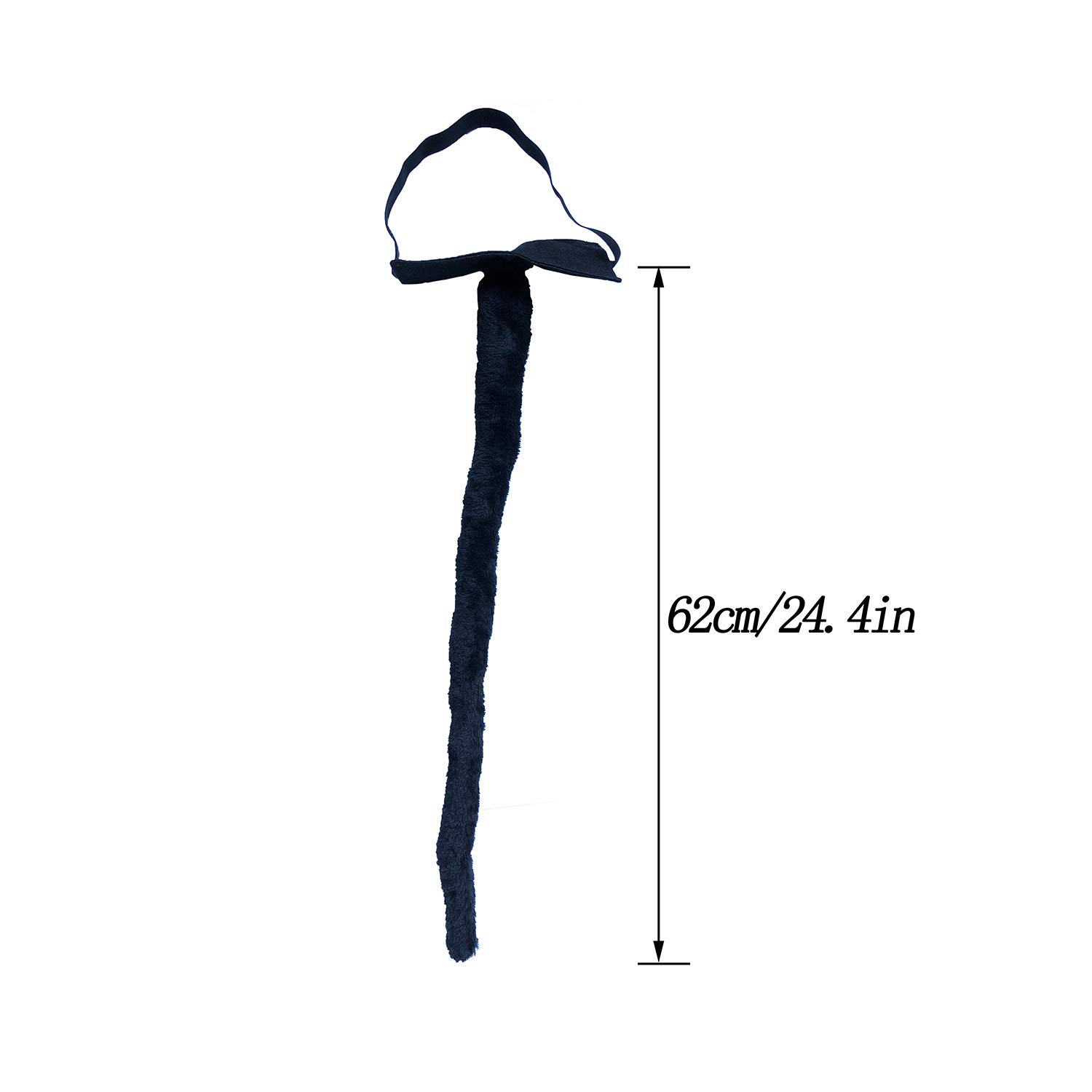 VCZONE Cat Costume for Women Halloween Masquerade Black Cat Lace Ears Kitten Tail Sexy Net Gloves Necklace Mask and Hand Stick