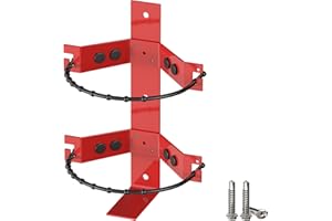 EPOACHT Premium Fire Extinguisher Mount Bracket - Universal Fit for 2.5&5lb Extinguishers, Heavy-Duty & Easy Installation - Ideal for Home, Truck, RV, Vehicle, Boat, Marine & Commercial Use - Durable Holder