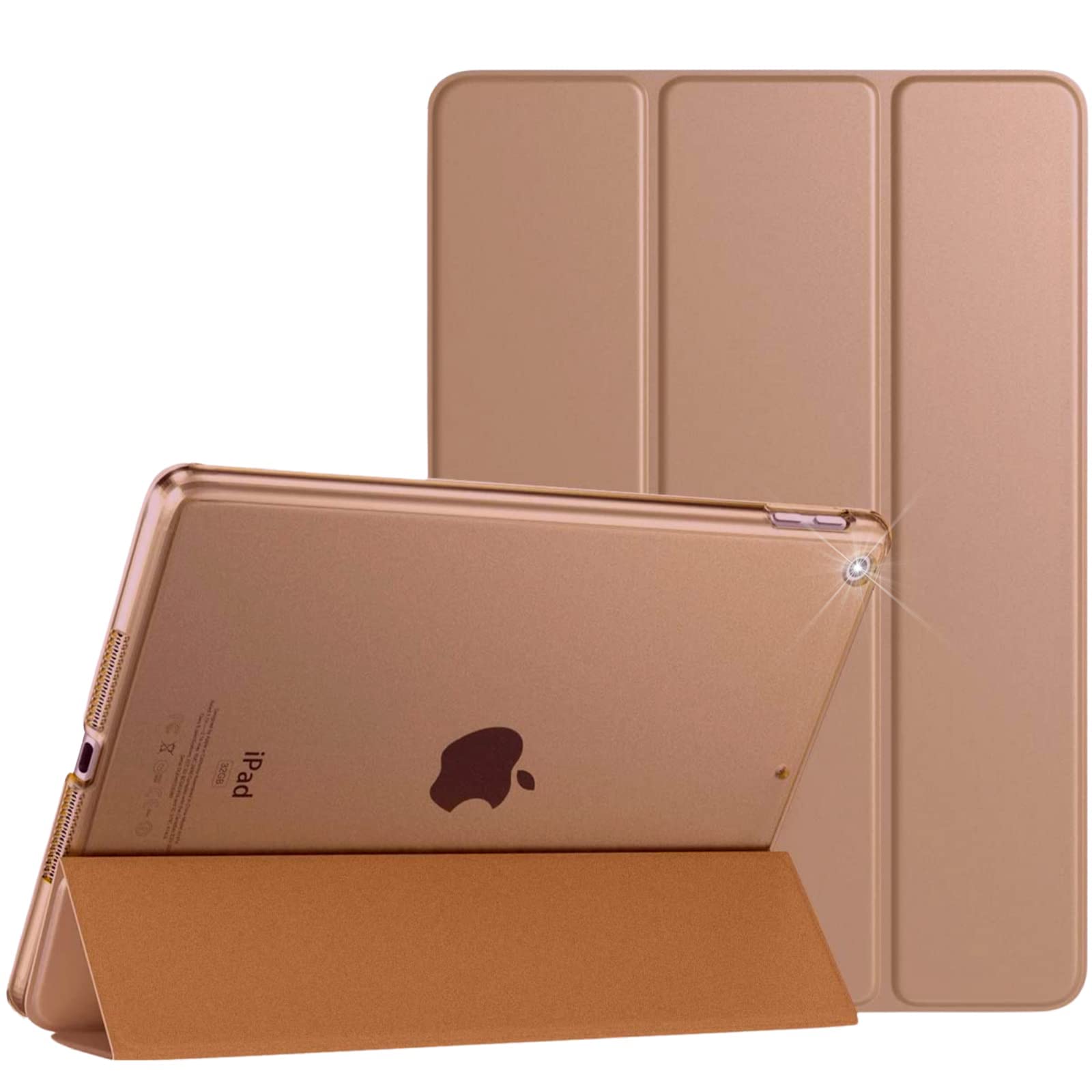 Case for iPad Mini 4th(2015) / Mini 5th(2019) Generation, Smart Magnetic Cover - Auto Wake/Sleep - Mini 4/5 Model No. A1538 / A1550 / A2124 / A2125 / A2126 / A2133 (Gold)