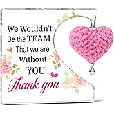 Thank You Gifts For Women Coworkers,We Wouldn't Be The Team With Out You Appreciatioan Acrylic Plaque Gifts For Employees Boss Colleague