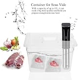 Ejoyous 11L Sous Vide Container, Polycarbonate, Fits Most Cookers view 2