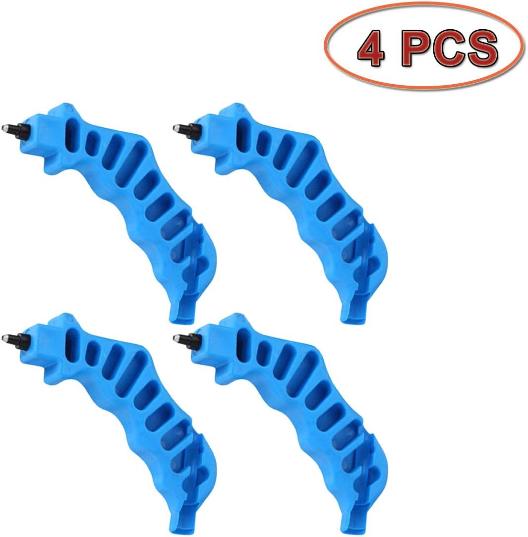 4 Pcs 2 in 1 Drip Irrigation Hole Punch Tool, 1/4 Inch Drip Tube Hole Punch Fitting Insertion Tools, Drip Irrigation Emitters for Fitting Emitter Insertion Drip Sprinkler Systems (Blue) : Garden & Outdoor