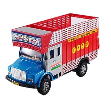 Jaynil Enterprise Public Transport Truck Miniature Pull Back Action Toy ( Color May Very )