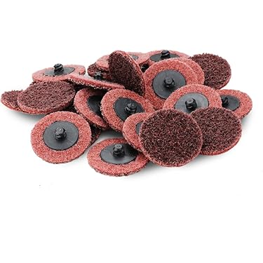 Surface Conditioning Quick Change Discs, 2" Red (Medium) Prep Pad - 25 Pack 742889950327 - View #7