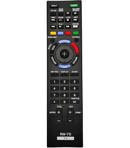 Amazon.com: RM-YD096 Replaced Remote fit for Sony TV KDL-60R510A