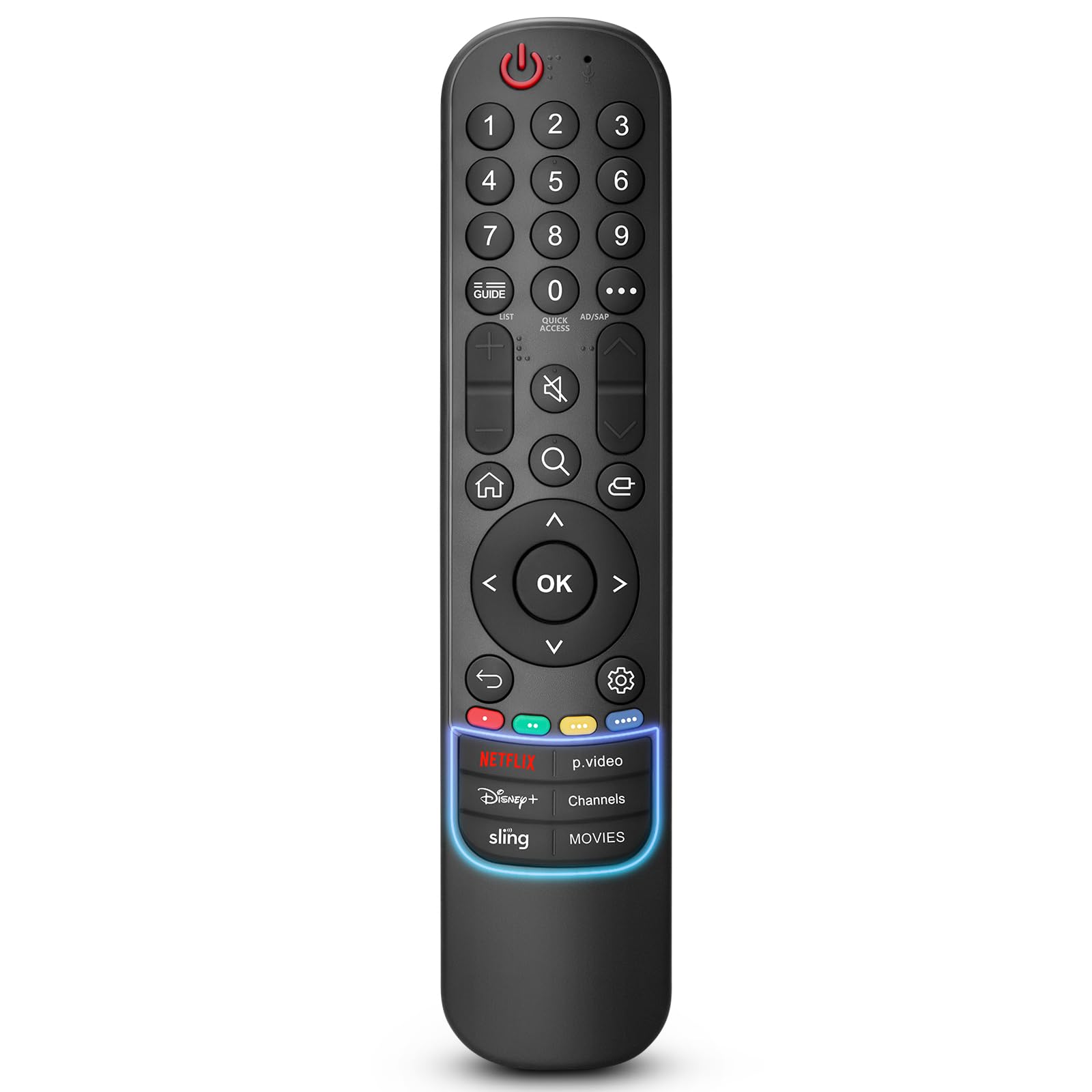 Replacement for LG-Smart-TV-Remote-Control, Universal Magic-Remote for LG 2021/2022/2023/2024 UHD OLED QNED NanoCell MiniLED 4K 8K Smart TVs(NO Voice & NO Pointer)