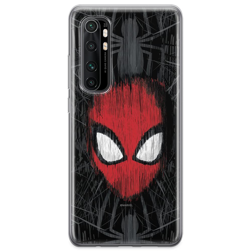 ERT GROUP mobile phone case for Xiaomi MI NOTE 10 Lite original and officially Licensed Marvel pattern Spider Man 002 optimally adapted to the shape of the mobile phone, case made of TPU