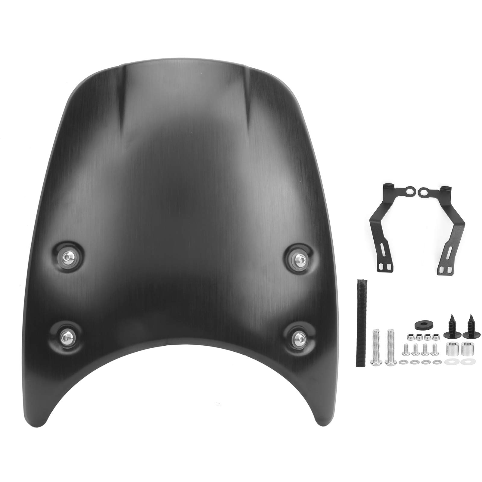 Photo 1 of Motorcycle Windshield, Aluminum Windshield Windscreen Headlight Fairing Black Fit for R 2014?2020