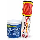 Blue Magic Conditioning Hair Dress + Virgin Hair Fertilizer Cream Set &ndash; Nourishing Care for Stronger, Healthier Hair