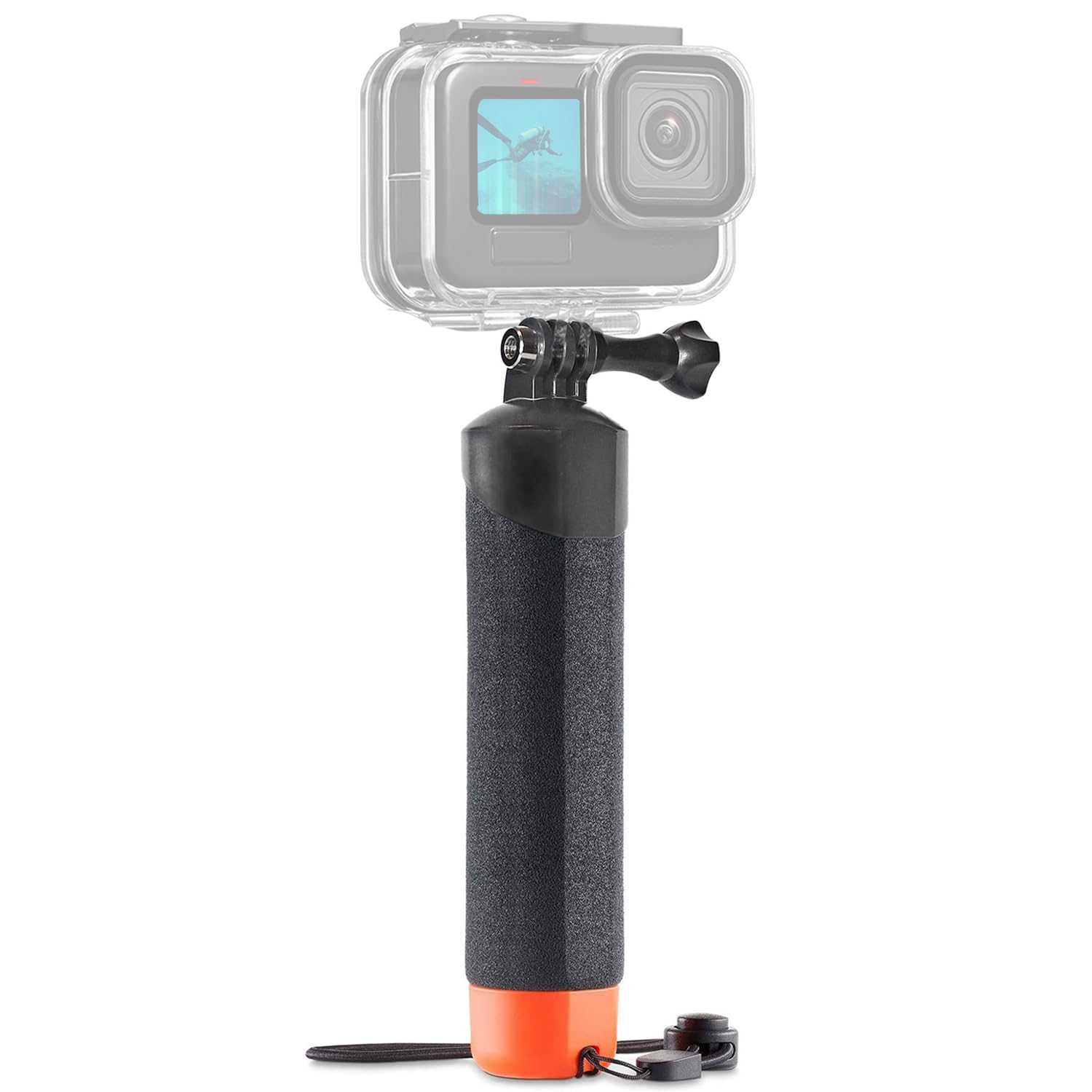 FitStill Waterproof Monopod Floating Hand Grip for Go Pro Hero 13/12/11/10/9/8/7/6/5/4/3 Session DJI Osmo and Other Action Cameras.Snorkeling Underwater Diving Selfie Pole Stick