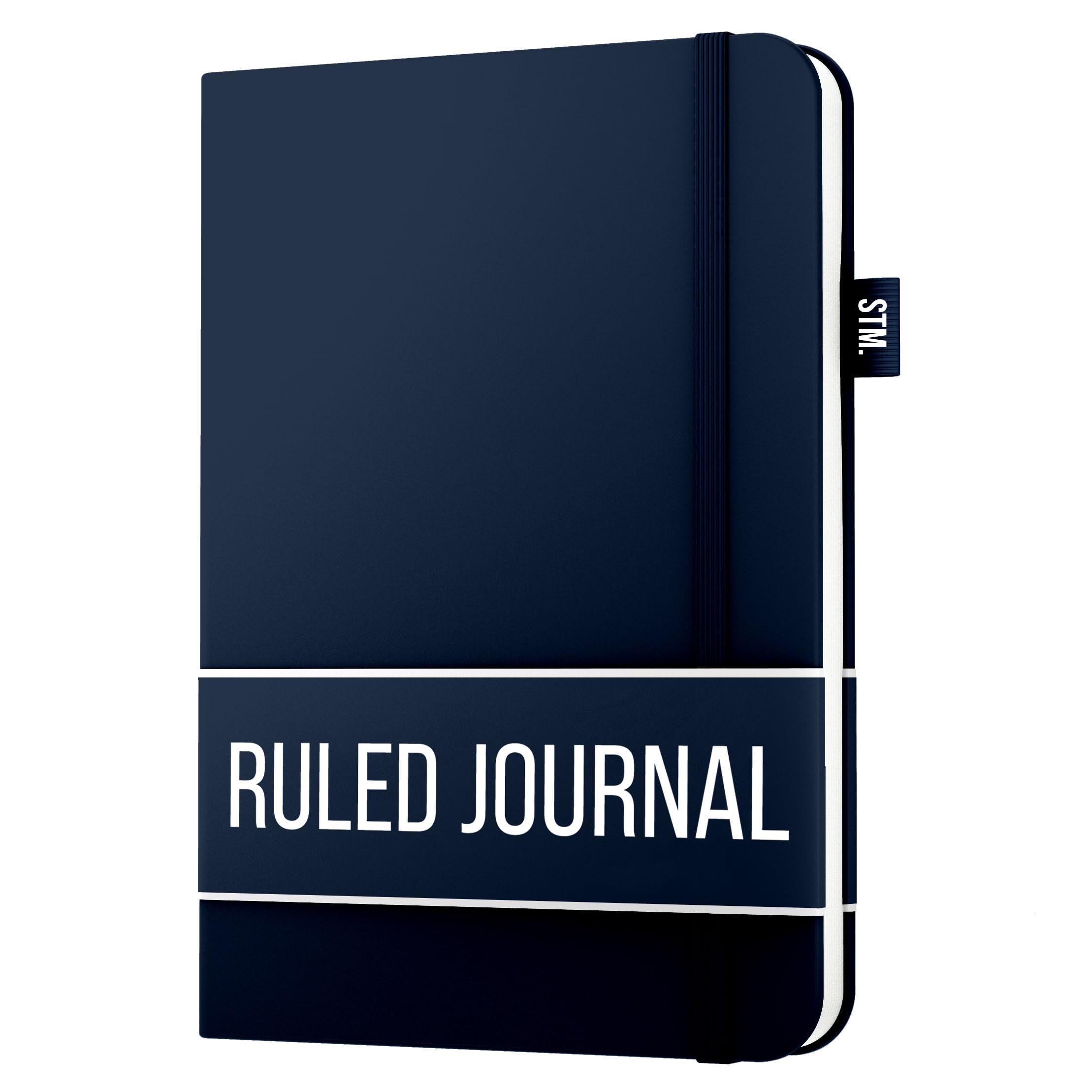 Scribbles That Matter Lined Journal Notebook for writing | Ruled 150 pages, 120gsm Thick Paper with Sticky Notes,pen loop, elastic band, leather hard cover A5 journals for writing, 5.75x8.2 inches
