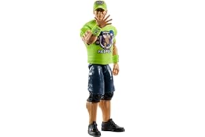 Mattel WWE Action Figure, 6-inch Collectible John Cena with 10 Articulation Points & Life-Like Look ​