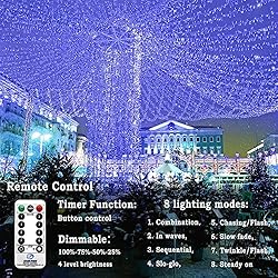 Christmas Lights Outdoor 1000 LED 393.7ft Super