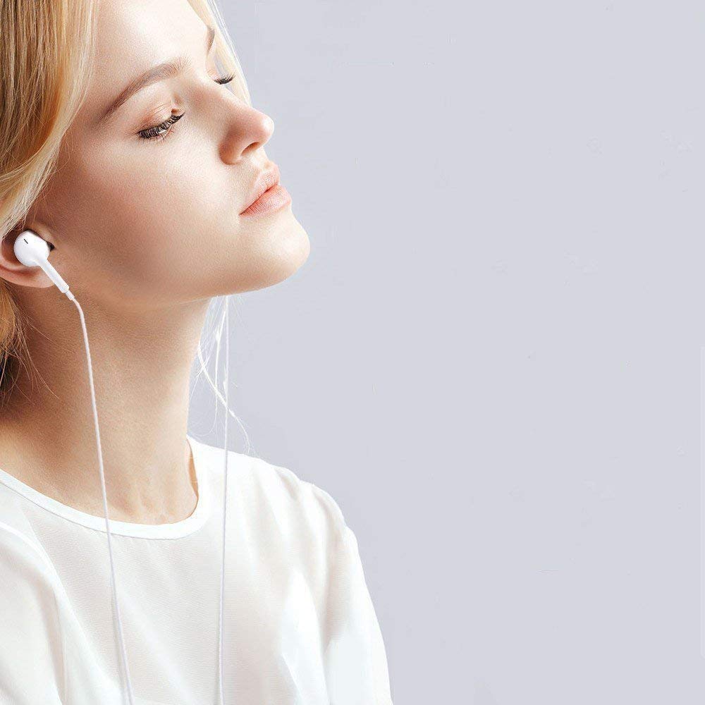 Earbuds Headphones Compatible for iPhone 8 Headphones, Plug and Play Earphones with Built in Remote Control, Applicalbe with iPhone Xs/XS Max/XR/X/8/8 Plus/7/7