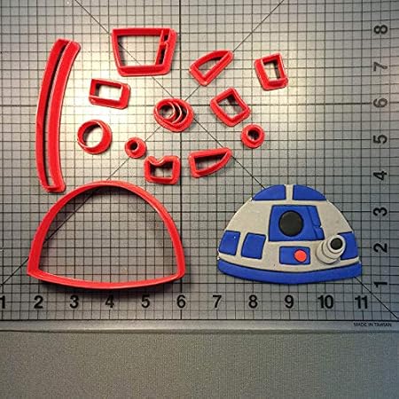 Juego de cortadores de fondant de Star Wars para decoración de ...