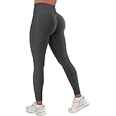 YEOREO Seamless Workout Leggings for Women Butt Lifting Hidden Scrunch Leggings High Waisted Gym Yoga Lilliean Impact Pants