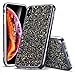 ESR Glitter Hard Case for iPhone Xs/iPhone X, Bling Hard Cover with Dual-Layer Structure [Hard PC Back Exterior + Soft TPU Interior] for The iPhone 5.8 inch(2018 & 2017)(Black)