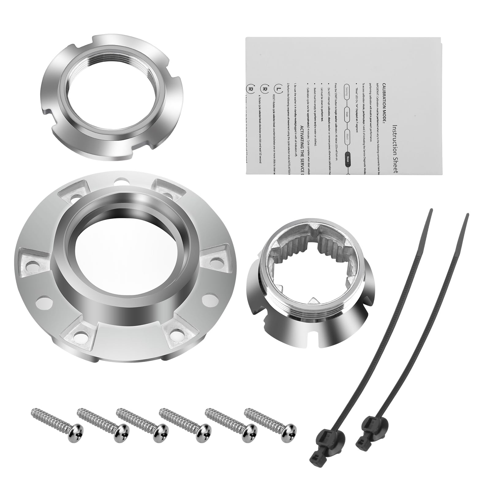 Photo 1 of W10324651 Washers Drive Hub Kit-Replaces, Replacement for Whirlpool Kenmore Maytag Hub Replacement W10291417, W10291416, W102914105, AH2581262, EA2581262 and PS2581262