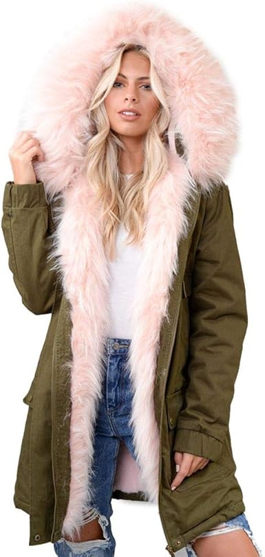 baby pink parka coat