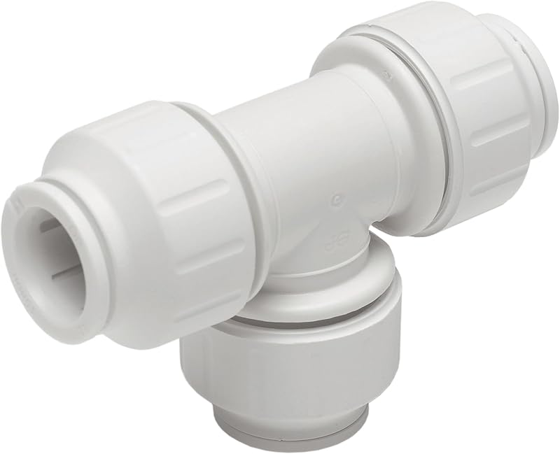 John Guest Speedfit PEM0215W 15mm Equal Tee - Pack of 5 Fittings