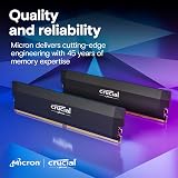 Crucial Pro DDR5 RAM 32GB Kit 6000MHz CL36 XMP 3.0 EXPO Black view 6