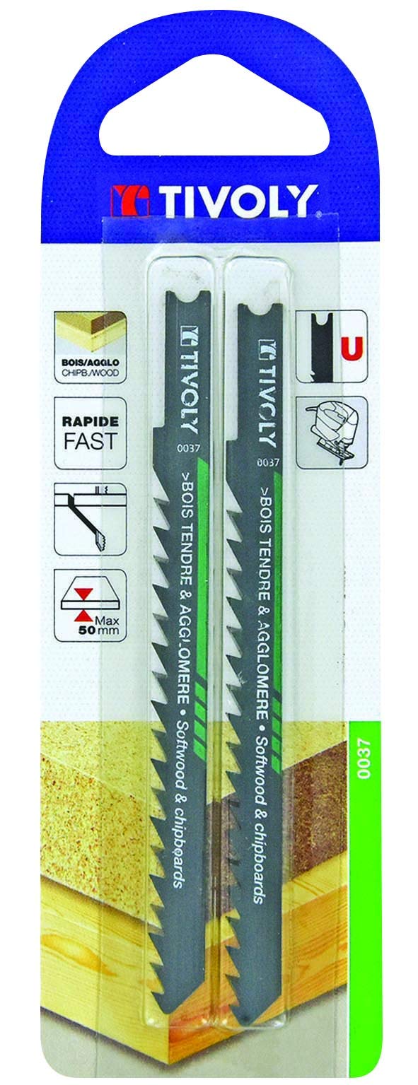 Tivoly xt505320049 B & D Wood Jigsaw Blade x2