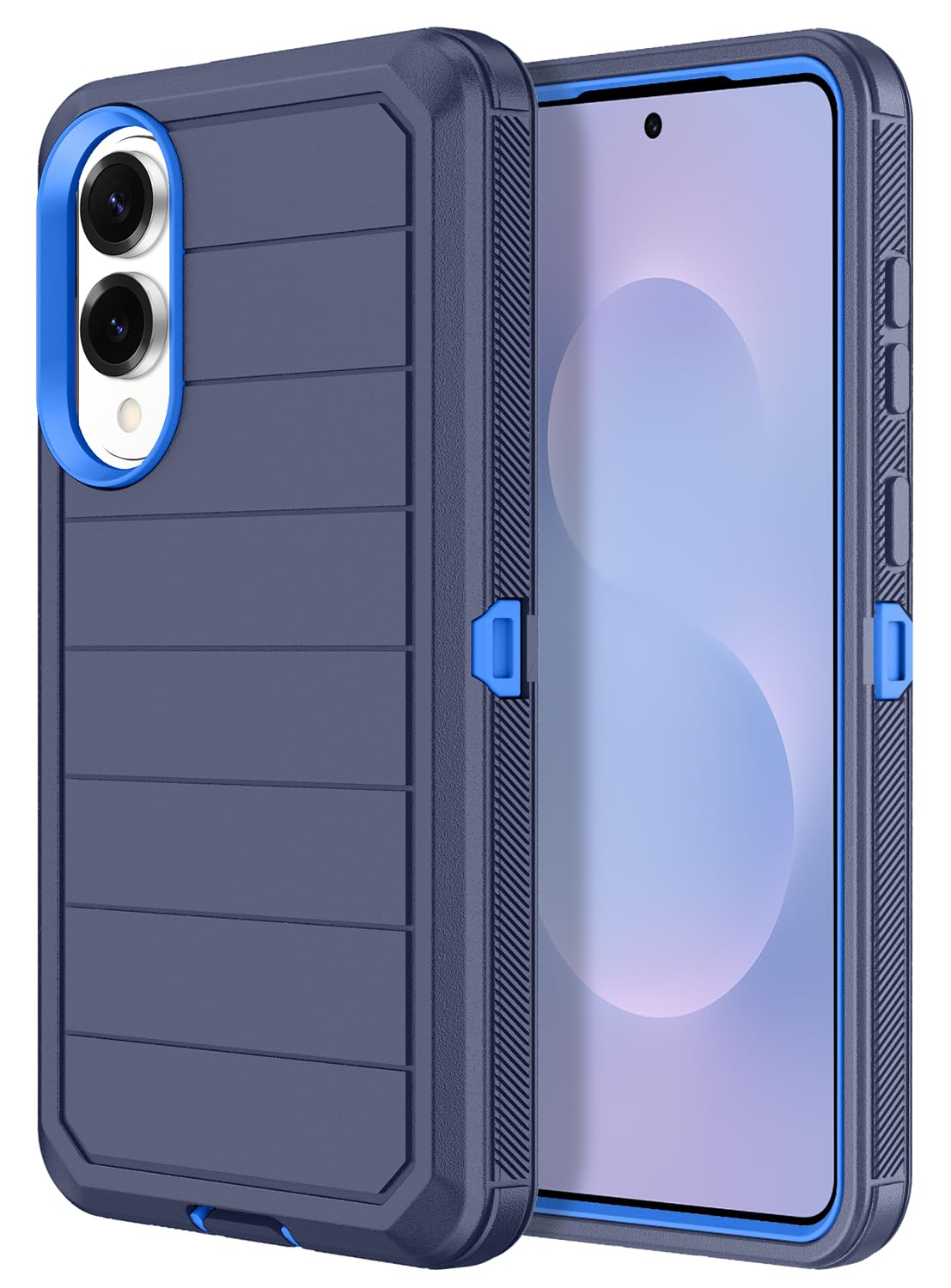 Photo 1 of Paprose for Samsung Galaxy S25 Edge Case Heavy Duty 3-Layer[Shockproof][Dropproof][Dust-Proof] Military Grade Rugged Full Body Protection Cover Case for Galaxy S25 Edge 6.7 inch,Navy/Blue
