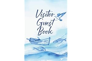 Visitor Guest Book for Vacation Rentals: Short-Term Stay Log Book for Airbnb, VRBO & Holiday Homes: A Guest Record for Beach 