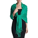 EURKEA Women's Scarf Pashmina Silky Soft Shawls Wraps Stole for Evening, Wedding and Gift