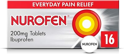 Nurofen Ibuprofen 200mg Caplets 16 - Headache Migraine Pain Relief
