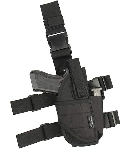 Holster, noir, réglable, à droite - Achat vente pas cher Surplus militaire