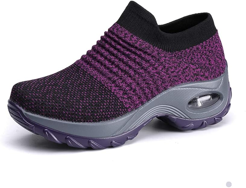 Women�s Walking Shoes Sock Sneakers Breathable Mesh Slip