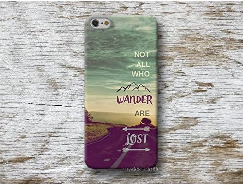 quote wanderlust Phone Case for iPhone X 8 7 6 Plus 6s 5 5s se 4 iPod Oneplus 2 3 5 etc . . . "Shipments to USA take only 6 - 9 working days!"