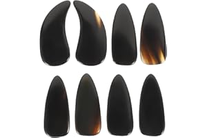 HONITANO 8pcs Guzheng Finger Pick Picks for Chinese Zithers Practice Nail Covers