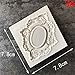 Rurah Photo Frame Fondant Mold Vintage Photo Frame Silicone Cake Mould DIY Mold Silicone Mould for Cake Decorating,2#
