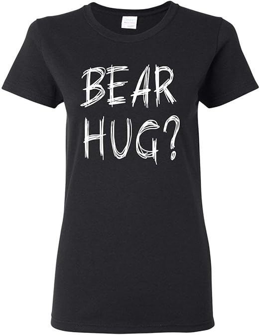 Bear Hug Lover Womens Animal Lover Graphic TShirt Clothing