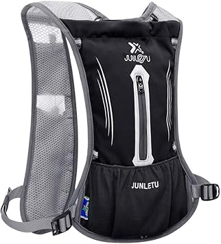 Amazon Co Jp 超軽量 ランニングバッグ サイクリングバッグ 自転車 バッグ バックパック リュック 光反射 通気 防水 ウォーキング ハイキング ジョギング アウトドア Black スポーツ アウトドア