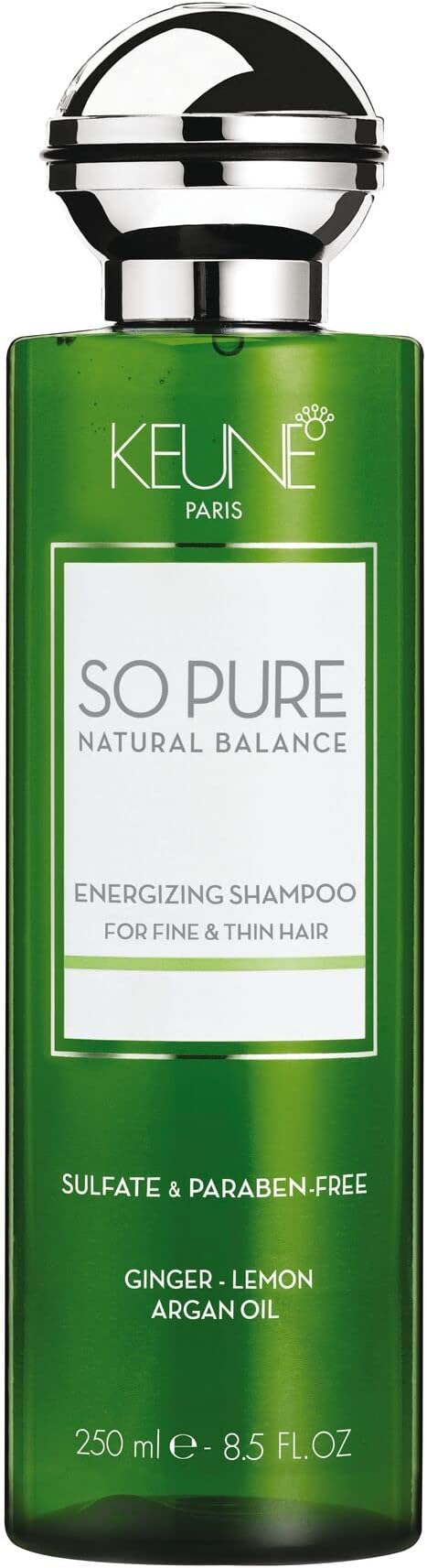 Keune So Pure Energizing Shampoo 250ml Invigorates Scalp Stimulates Circulation