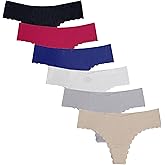 Aogda Thongs for Women Seamless Underwear Low Rise Panties Thong