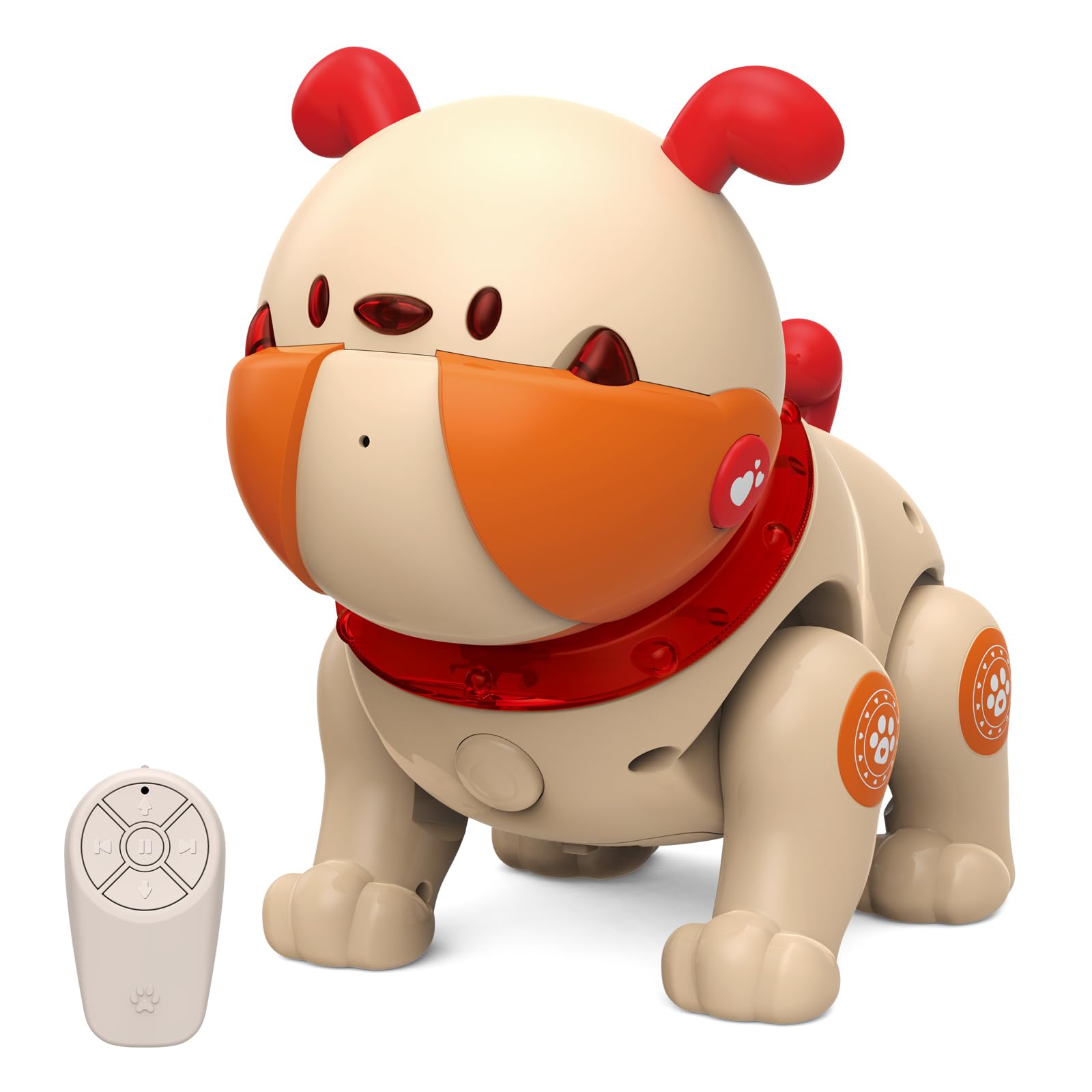 Photo 1 of BulaBe Remote Control Robotic Dog Toy for Kids 3-5, Sing & Dance, Touch - Sensitive Interaction, Voice Recording with 4 Voice Effects,Boys Girls for Birthday, Christmas & Easter