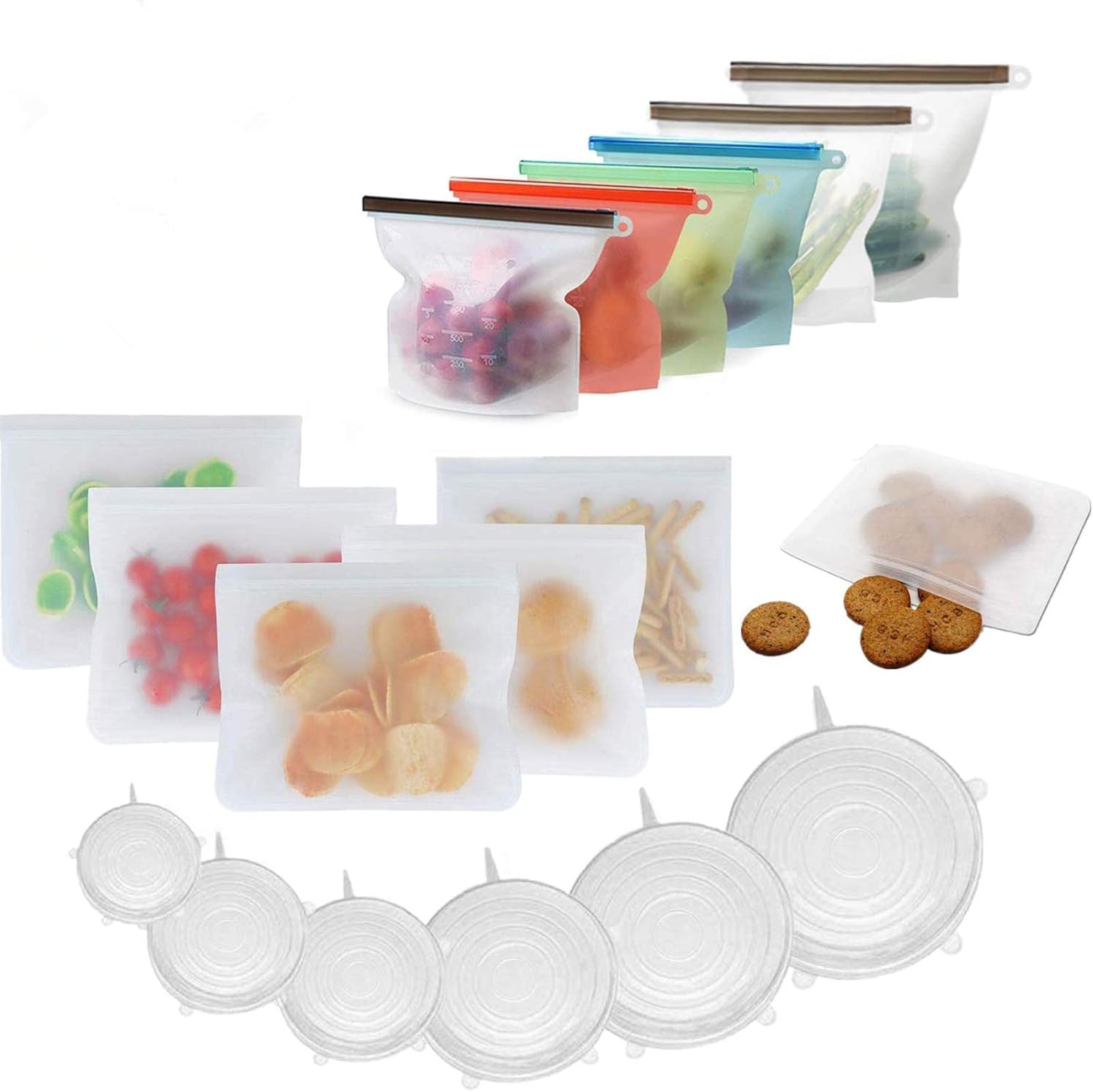 reusable bags ziplock