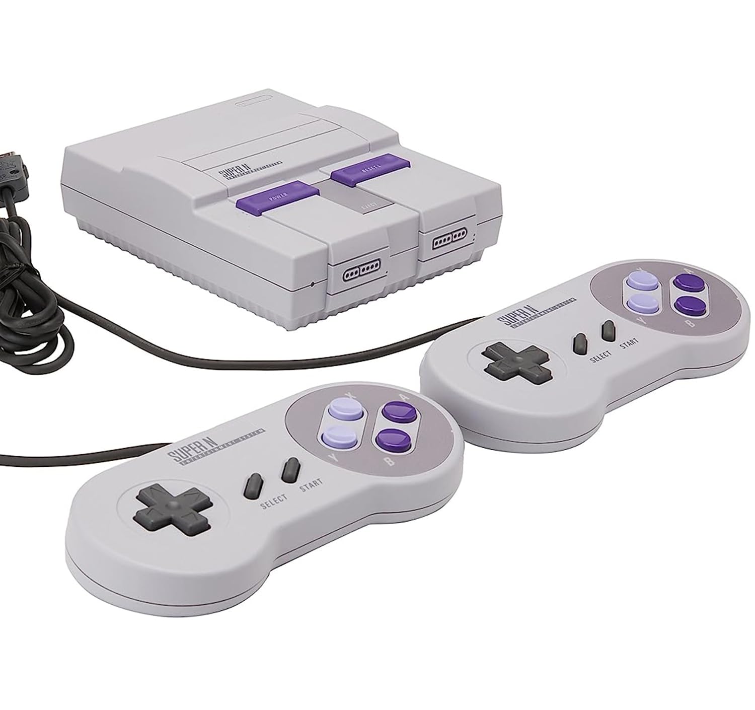 RENOLS Video Game Console for SpuerNES Classic Edition for SNES Mini System, Pre-loaded 21 Official for SNES Original Games