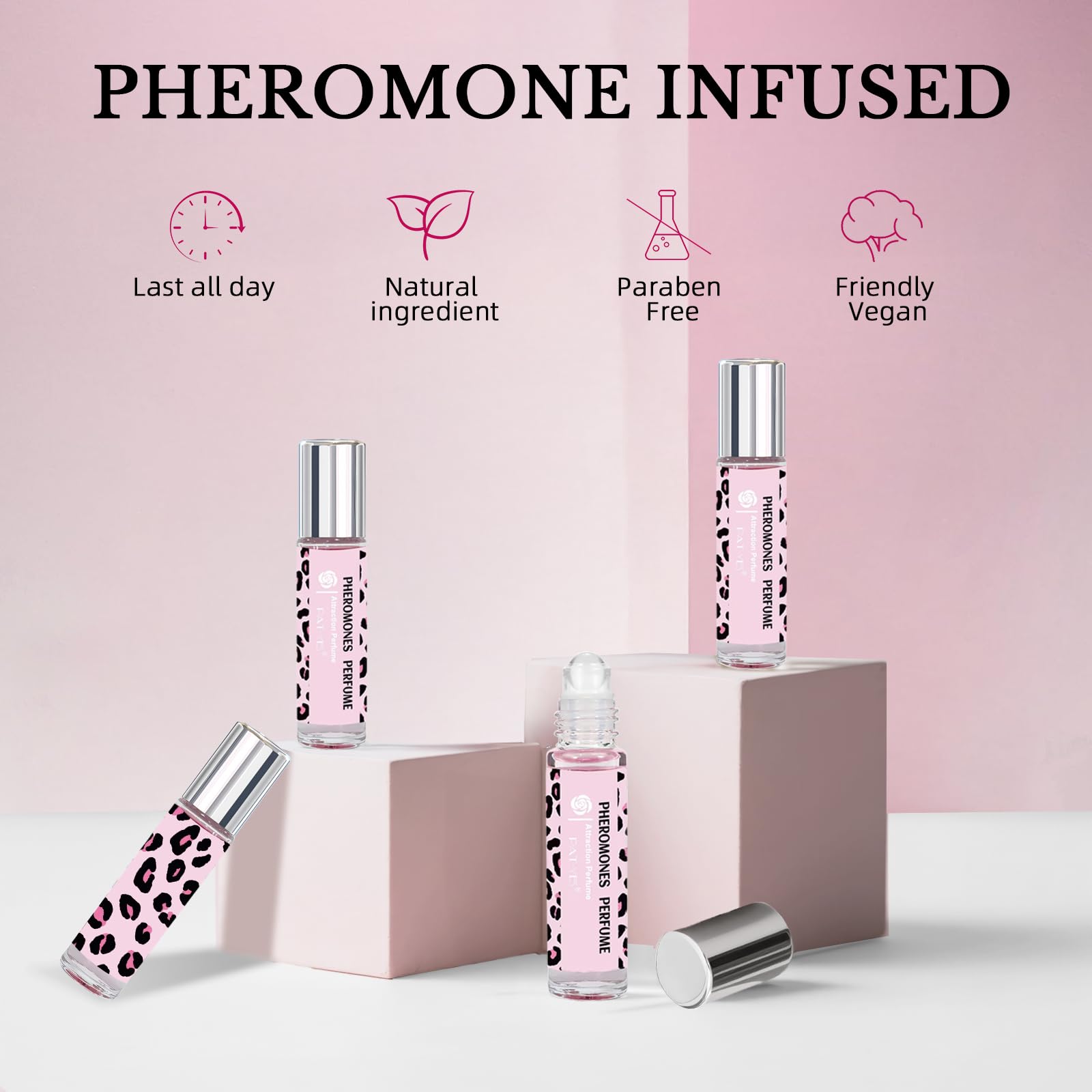 Pheromones Perfumes for Women,Enhanced Scents Pheromone Perfume,Long Lasting Roll on Oil 0.34 fl.oz (10ml)