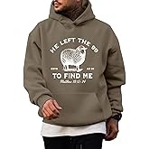 Kelxjia Christian Hoodies He Left The 99 To Find Me Sweatshirt Jesus Bible Verse Hoodies For Men Faith God Hooded Pullover