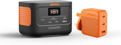 Jackery Solar Generator 100 Plus 102W Gan 3-Port Charger 99Wh Portable Power