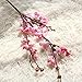 Inverlee Artificial Fake Flowers Cherry Blossom Plum Floral Wedding Bouquet Home Decor (Pink)
