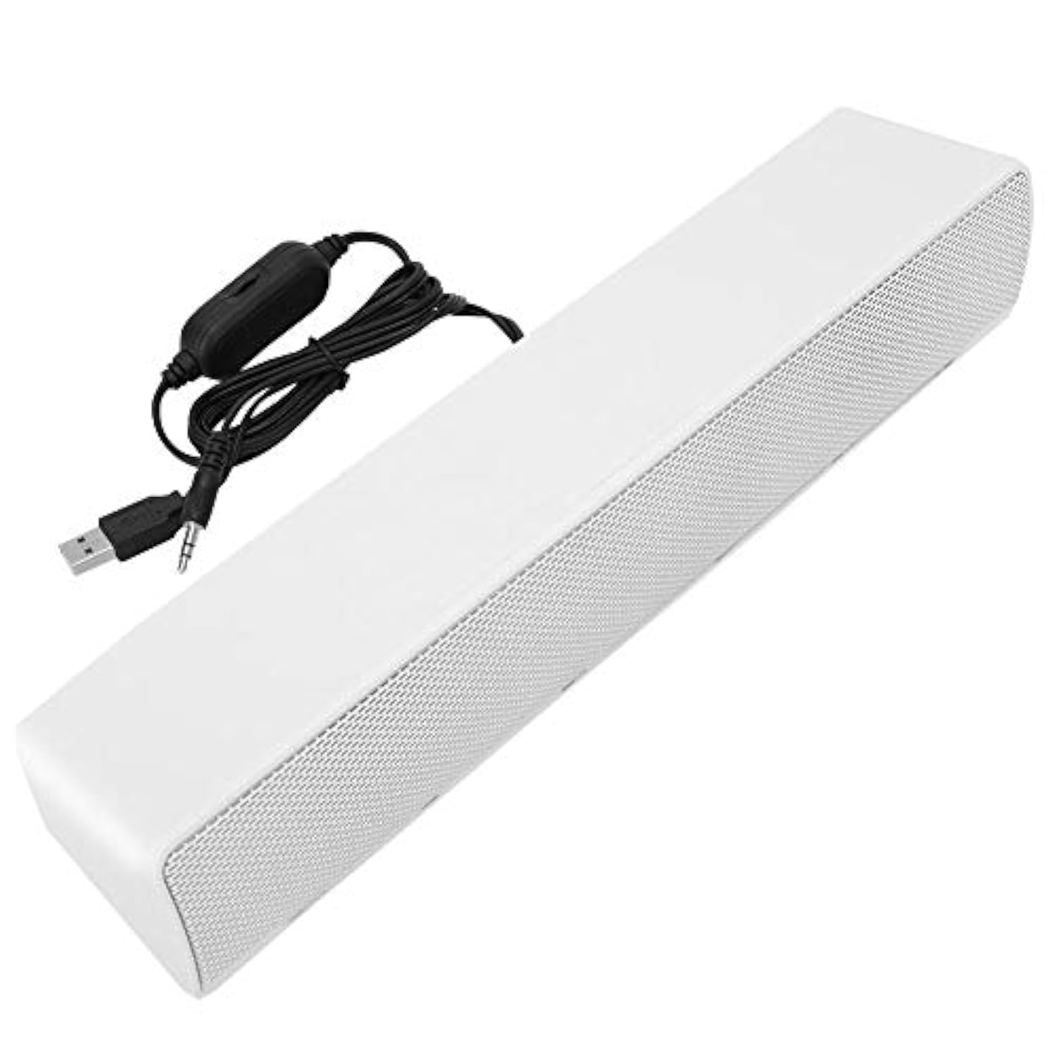 Yosoo Health Gear Soundbar Speaker, USB & Aux, Portable, White