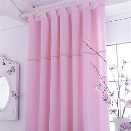 Izziwotnot Pink Gift Tab Top Curtains Amazon Co Uk Baby