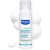 Mustela Stelatopia Eczema-Prone Skin Foam Shampoo for Newborn &amp; Baby with - with Natural Avocado &amp; Sunflower Oil - Fragrance-Free &amp; Tear Free - 5.07 fl. oz.